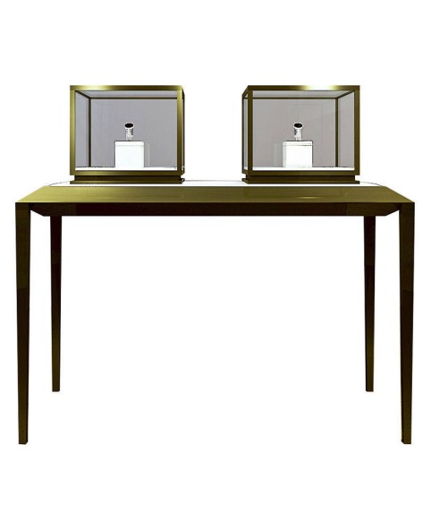 Vitrine de exibição de joias de mesa personalizadas modernas vitrines de relógios de luxo
